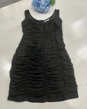 Princess Polly Ruched Bodycon Dress Sleeveless Party Cocktail Black US‎ 8 thumbnail 1