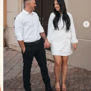 LULU's Bachelorette Engagement Bridal Sexy Long Sleeve Wrap Mini Dress thumbnail 6