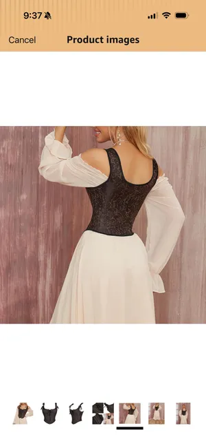 Corset Halloween Black thumbnail 3