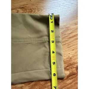Banana Republic Notched Waist Utility Tapered Pants Camel Tan Size 8 thumbnail 10