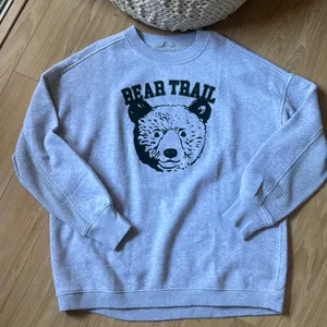 Aerie Gray Bear Trail oversized Sweater thumbnail 2