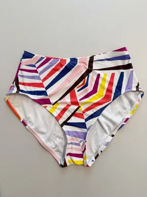 Kate Spade Geobrella Bikini Set Womens Swim Multicolor Tropical Beach Vacation thumbnail 6