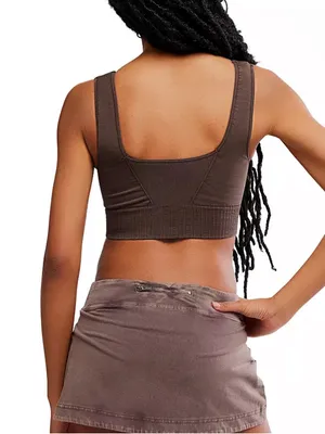 NEW Free People Movement Good Karma Square-neck Sports Bra XS/S thumbnail 2