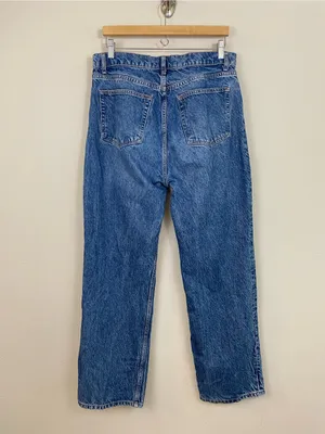 REFORMATION Abby High Rise Straight Jeans In Lanier Size 30 thumbnail 7