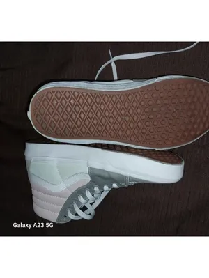Vans Sk8-Hi Tapered Gray Pink Green Canvas Sneakers Men’s 8 Women’s 9.5 EU 40.5 thumbnail 4