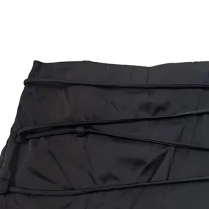 Zara Black Wrap Front Strappy Tie Skort Shorts Women Size Medium Zip | 0158 thumbnail 2