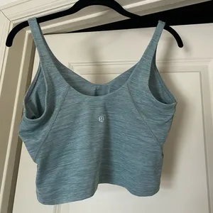 Lululemon Yoga Align Tank Heathered Tidewater Teal Size 10 thumbnail 4