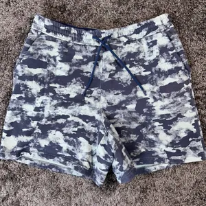 Lululemon Loungeful High-Rise Short 7" Heritage Camo Wash WP Blue Multi Size‎ 16 thumbnail 7