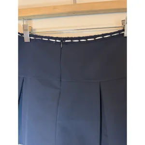Pretty Garbage Navy Blue Women's Pleated Mini Skirt Sz S NEW thumbnail 6