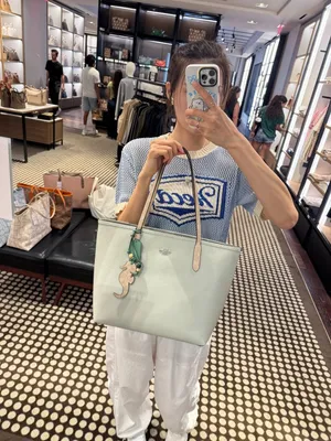 NWT！COACH Large City Tote Bag With Seahorse Charm（COACH CBH79） thumbnail 10