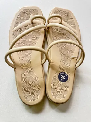 Billabong Women’s Neutral Beige Strappy Slide Sandals thumbnail 4
