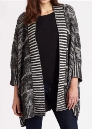 Alice + Olivia Wool Blend Nera Rib Knit Box Cardigan Size S thumbnail 1
