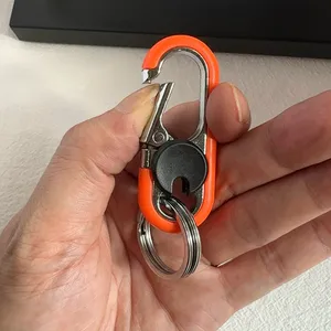 Car Keychain Carabiner Keychain for Men Women Double Key Rings thumbnail 6