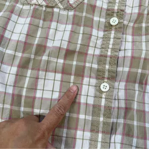 Carhartt Women’s Roll Tab 3/4 Sleeve Button Up Shirt Top Plain in Light Brown XL thumbnail 11