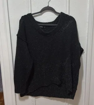 Warm Fuzzy Sweater Black Size M thumbnail 6