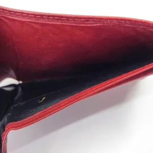 Dior Burgundy Wallet with Gold “CD” Accent. VERY good condition. thumbnail 7