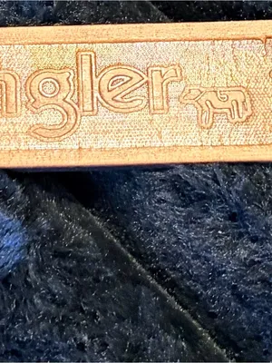 Wrangler Tooled Leather Belt Tan thumbnail 4