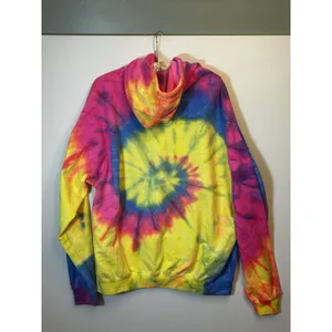 Destinations USA XL Tie Dye Be Kind Hoodie Pink Blue Yellow Graphic Pullover Top thumbnail 15