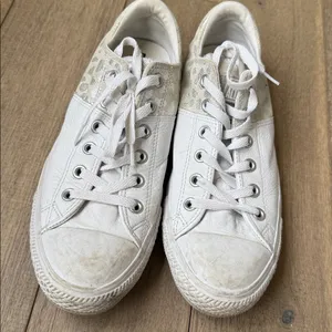Converse Chuck Taylor All Star Madison leather sneakers metallic animal print thumbnail 2