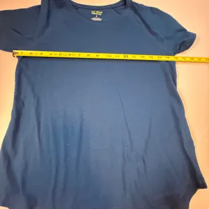 Tek Gear 2pc Set Blue Short Sleeve Tee NWT Straight Leg‎ Fleece Pants S Athletic thumbnail 4