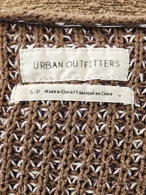 Urban Outfitters Green Chunky Knit Open Cardigan Sweater Size Small thumbnail 8