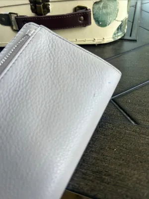 Fossil heather grey leather slim ladies wallet minimalist pink interior retro thumbnail 8