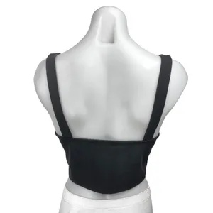 Lulus Black Floral Lace Sleeveless Corset Bustier Cami Camisole Tank Crop Top M thumbnail 2