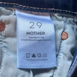 Mother the Insider Crop Step Fray Jeans in Wish Upon A Star Wash - size 29 thumbnail 5