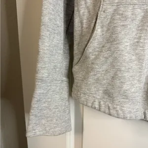 Women grey the North Face full zip hoodie thumbnail 2