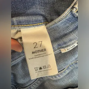 Mother Denim The Seamed Swooner Hover Blowing Kisses Blue Skinny‎ Jeans Size 27 thumbnail 10