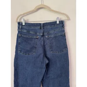 Madewell The Wide Leg Jeans Women’s Size 28 Petite Medium Blue Wash Stretch thumbnail 4