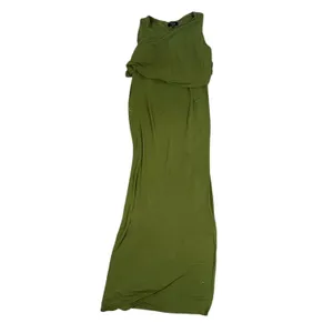 Next Maternity Maxi Dress Womens 12 Olive Green Nursing Layered Sleeveless thumbnail 10