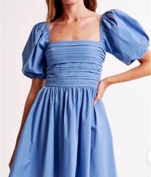 Abercrombie and Fitch Women's Blue Dress thumbnail 1