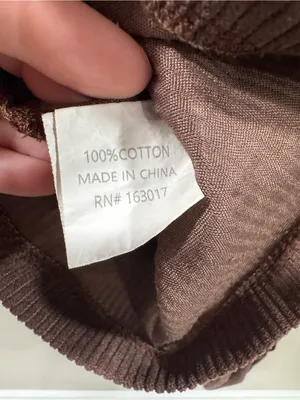 Princess Polly Cropped Corduroy Button-Front Shirt Jacket - Brown thumbnail 5
