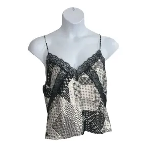 Victoria's Secret Black Satin Tank Top Size XL Sleep Cami Pajama Top Shirt thumbnail 2