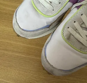 Zara Color Block Athletic Sneakers Purple Blue Beige Size 39 (8) Workout Relax thumbnail 4