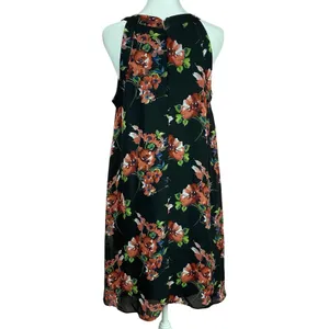 Betsey Johnson Halter Dress Floral Size 8 Flowers Flowy Lined Y2K‎ Romantic thumbnail 3