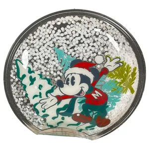 Disney Parks Japan Holiday Winter Snow Globe Minnie Mickey Headband Ears NEW thumbnail 4