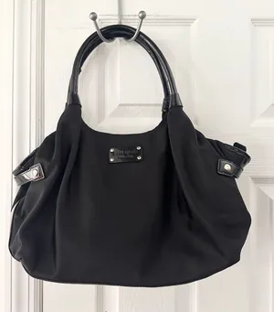Kate Spade Stevie Black Nylon Large Top Zip Soft Shoulder Baby Bag With Dustbag thumbnail 1