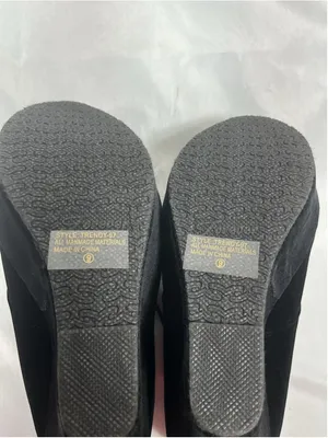 Womans New Forever Trendy Lace Up Platform Wedge Bootie Size 8 Black thumbnail 4