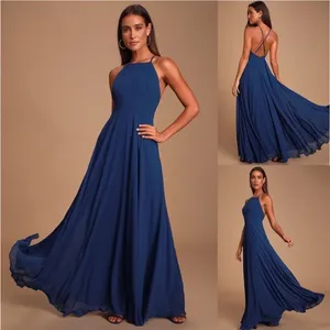 NWT Lulu’s Mythical Kind of Love Maxi Dress Navy Blue XS thumbnail 2