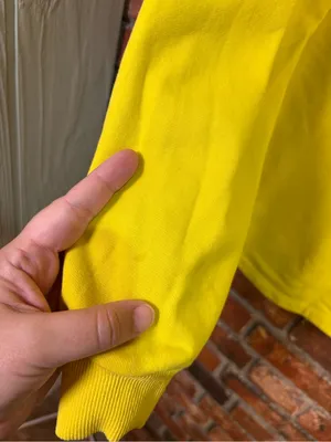LF the Brand womens long sleeve graphic sweatshirt yellow XS thumbnail 5
