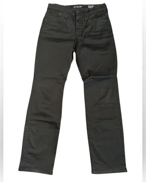 J. Crew Women’s Mid-rise slim jean in 2003 super-stretch black Size 26 NWOT Flaw thumbnail 4