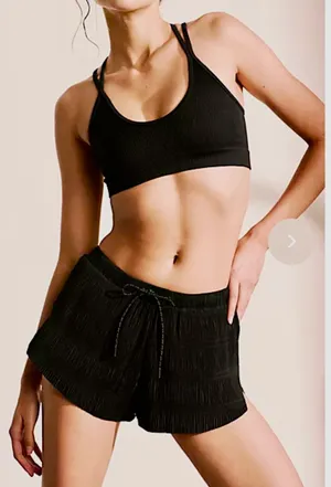 FP Movement by Free People FREE PEOPLE MOVEMENT SHIRR ENOUGH SHORTS XS NEW thumbnail 1