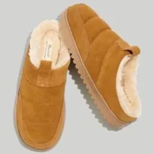 Madewell Allweek Suede Slippers size 8 women’s thumbnail 1