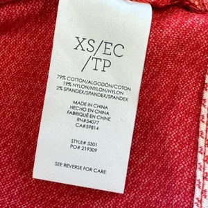 Cabi Red White Textured Knit Crop Jacket Women's‎ XS Notch Lapel Blazer Spring thumbnail 7