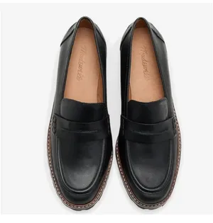 Madewell The Corinne Lugsole Loafers - black size 8 thumbnail 2