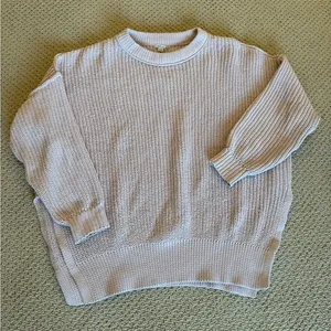 Aerie Women’s Oversized Crewneck Sweater Size XS Light Purple Pink Comfy Cozy thumbnail 1