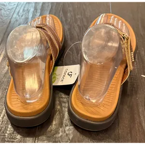 Coface Size 9 Flip Flop Sandals Brown‎ Orthotic Arch Support Yoga Mat Sole NEW thumbnail 5