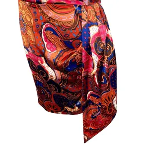 NWT! House of Harlow 1960 Paisley Cowl Neck Open Back Mini Dress - Size 8 thumbnail 3
